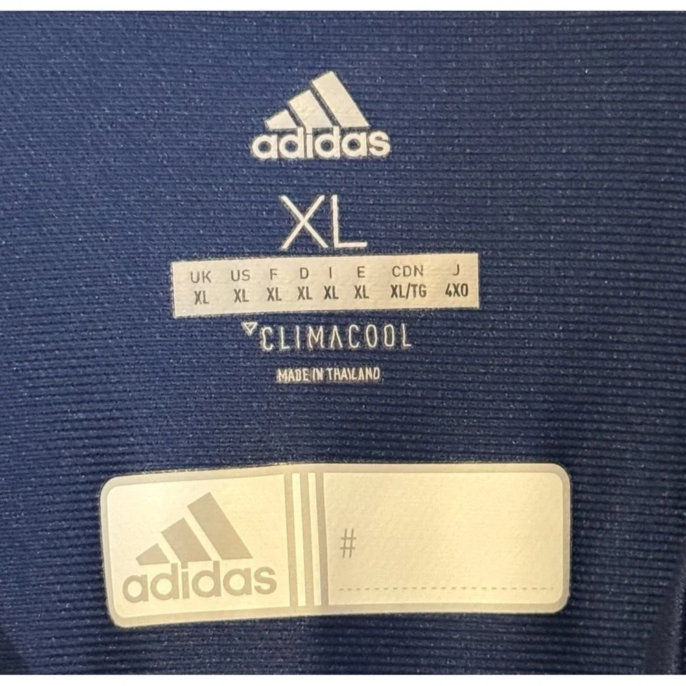 Adidas Mens Shirt Climacool Arizone Wildcats Team Short Sleeve Polo Navy Blue XL